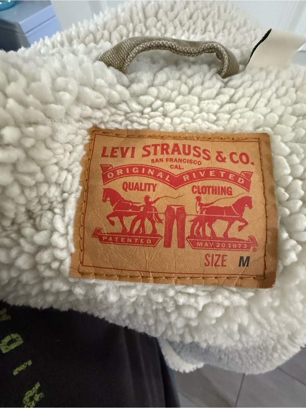 Levi's Tan Sherpa-Lined Jacket - Picture 4 of 4